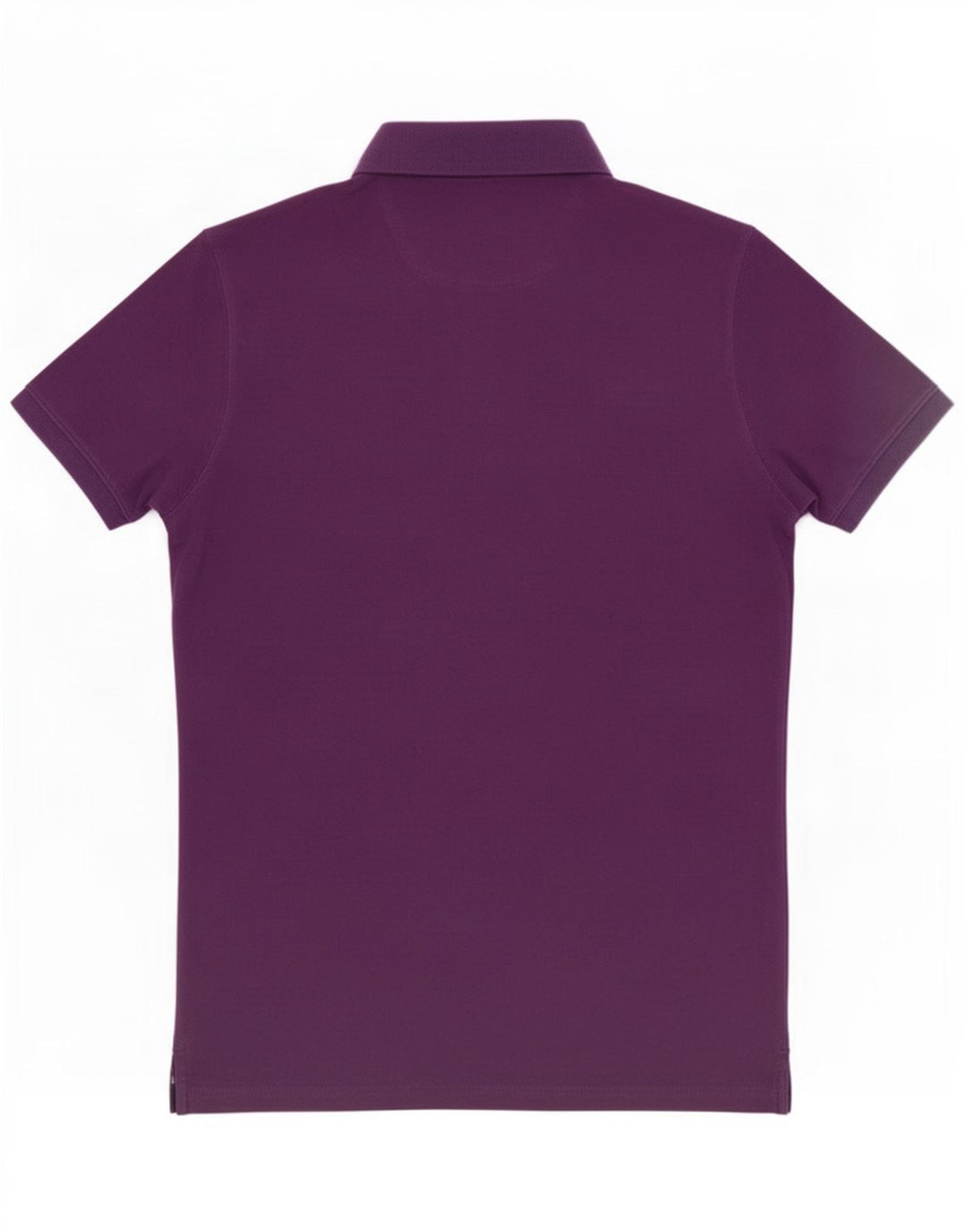 Polo da uomo Massimo Dutti in cotone viola medio