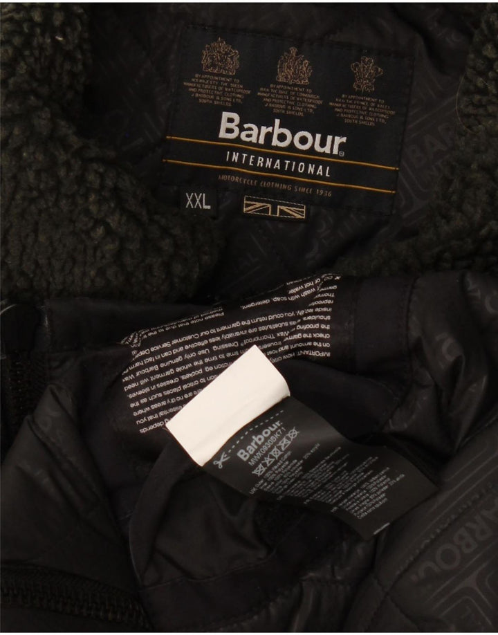 Barbour Giacca da uomo Sherpa Utility UK 44 2XL Cotone nero