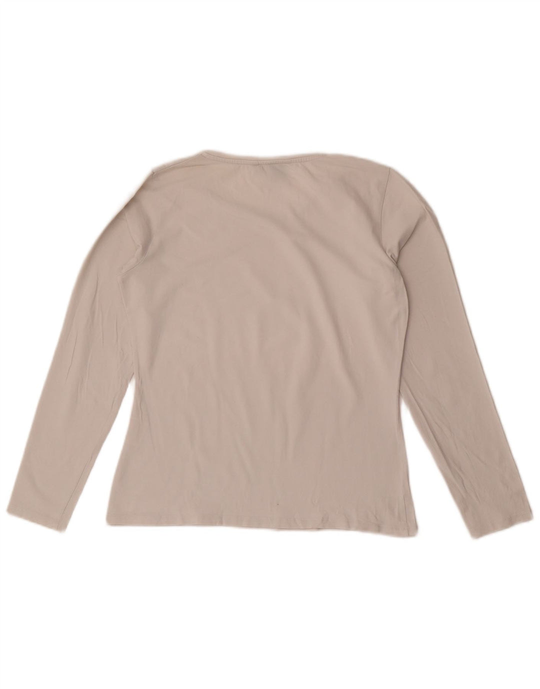 Gant Top da donna a maniche lunghe UK 14 Large in cotone bianco