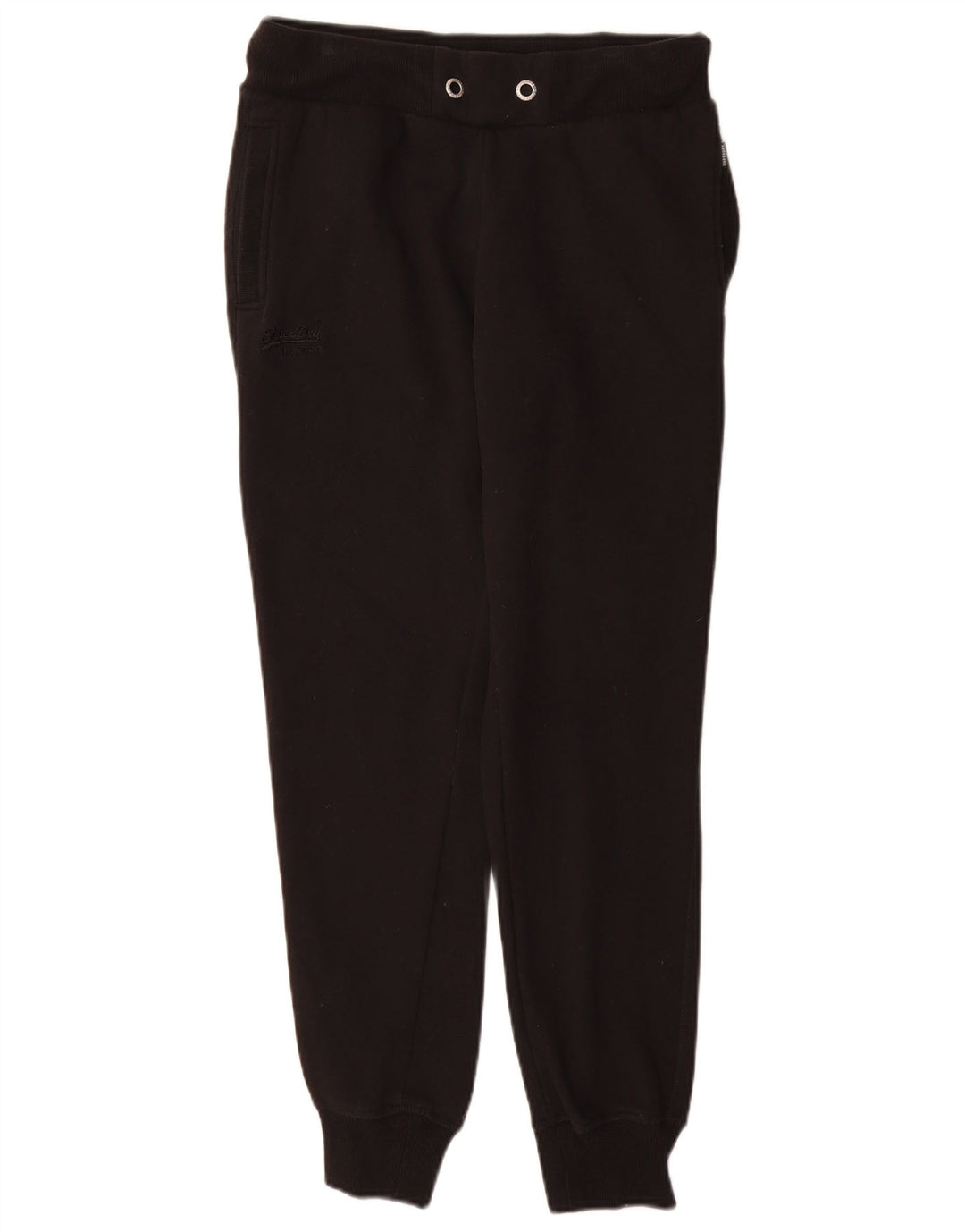 Pantaloni da tuta da donna Superdry Joggers UK 12 Medium Black Cotton