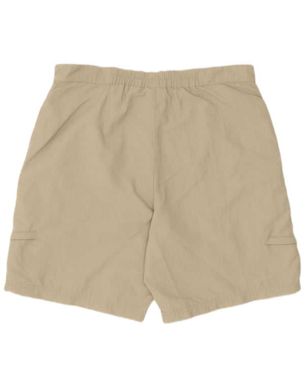 Pantaloncini cargo Adidas da uomo medi W32 beige in poliammide