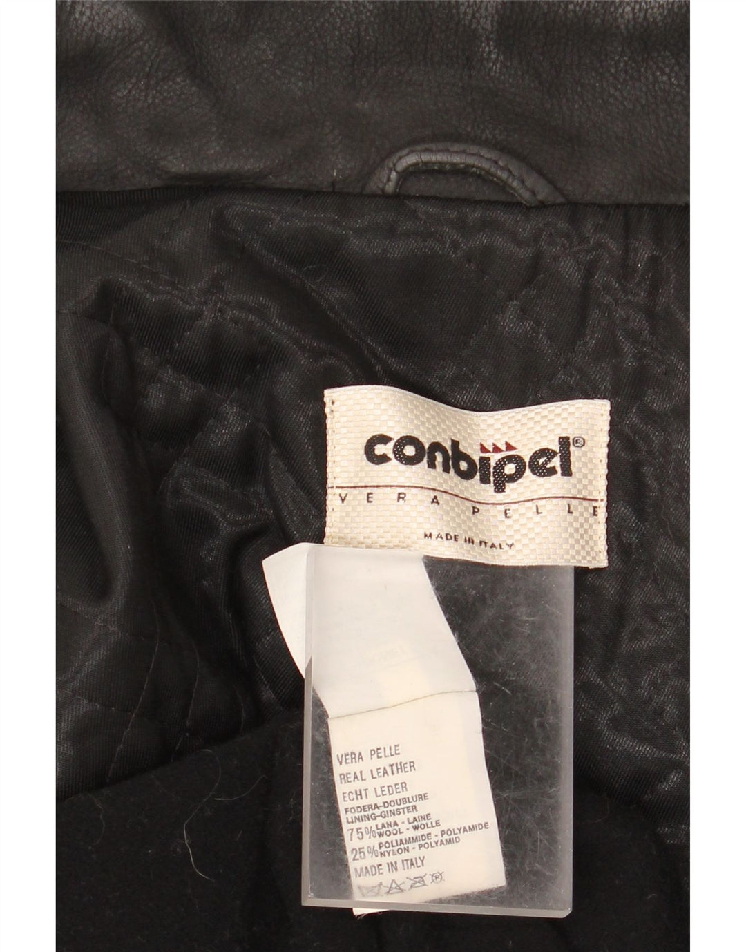CONBIPEL Cappotto in Pelle Uomo IT 54 XL Pelle Nera