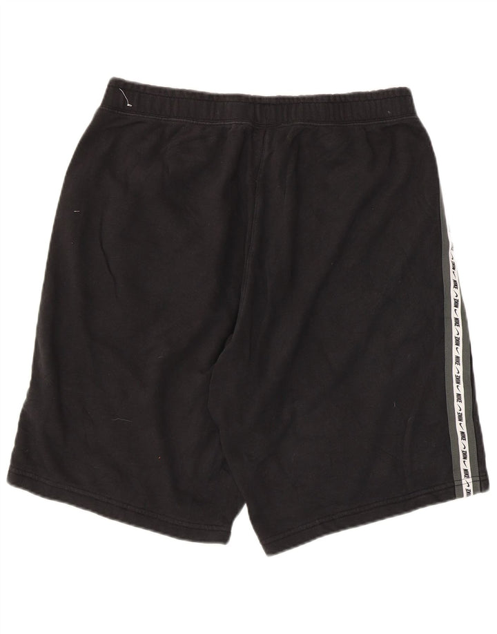 Pantaloncini sportivi Nike da uomo con grafica, grandi, in cotone color block nero