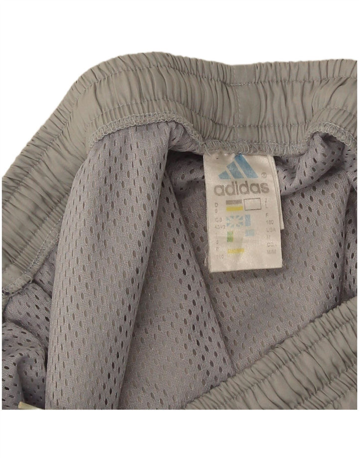 Pantaloncini sportivi da uomo Adidas UK 40/42 Poliestere grigio medio