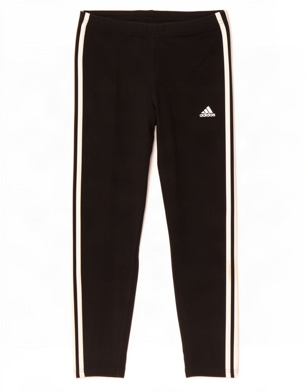 Adidas Womens Tight Fit Crop Leggings UK 12/14 Medium Black