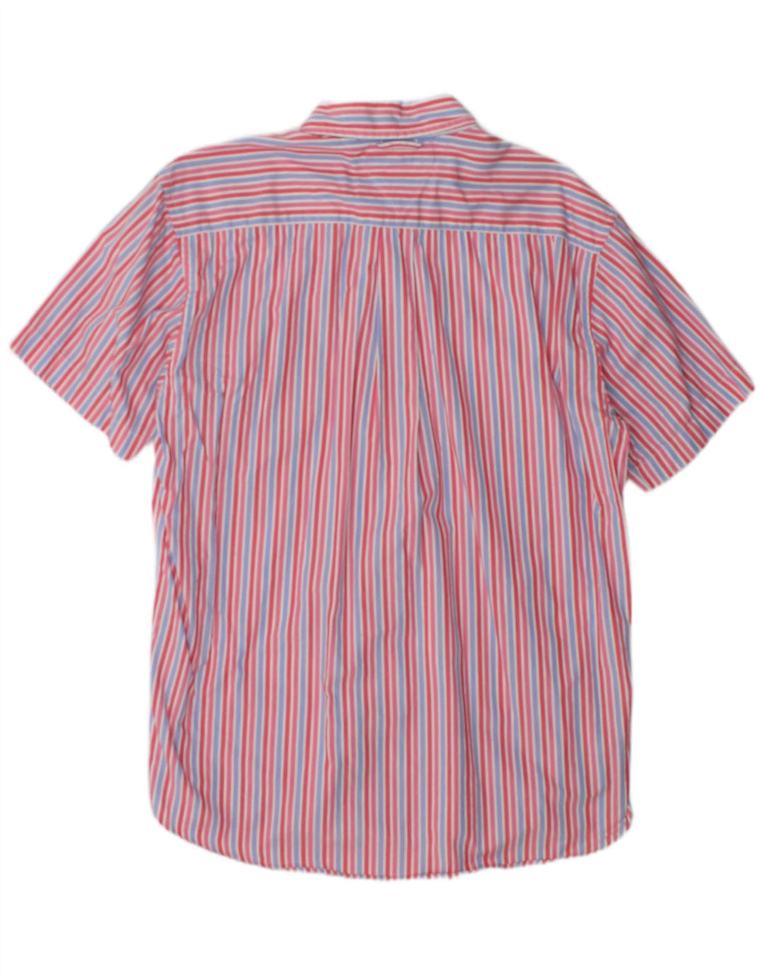 Camicia a maniche corte da uomo Tommy Hilfiger grande gessato rosso