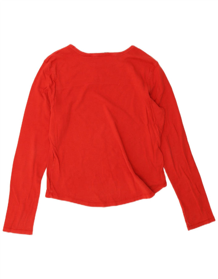 Top manica lunga da donna Tommy Hilfiger UK 18 XL Rosso