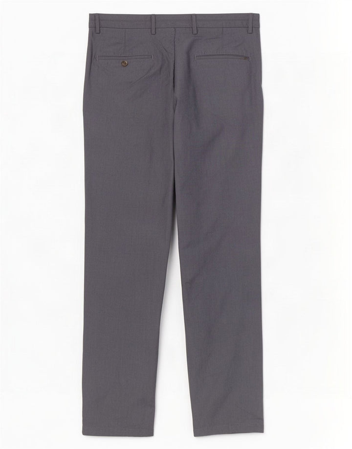 Pantaloni chino dritti da uomo Massimo Dutti EU 40 Medium W31 L30 Cotone grigio