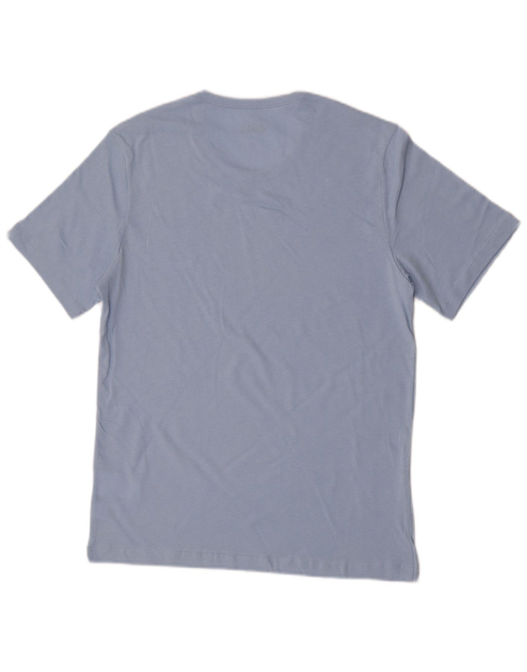 T-shirt da uomo Hugo Boss Top in cotone blu medio