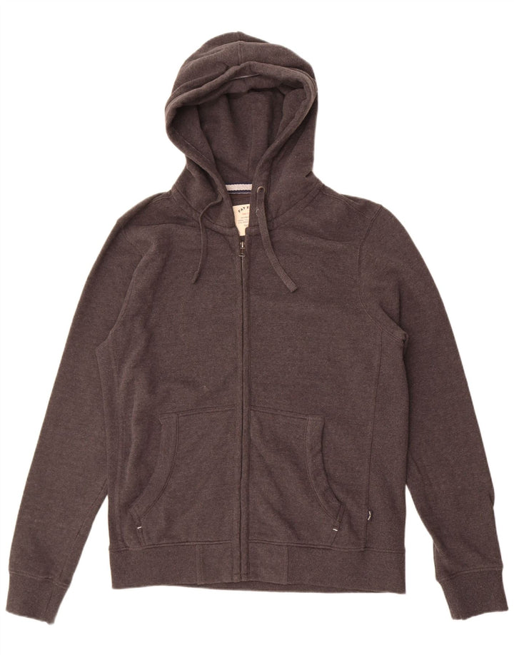 Maglione con cappuccio e zip da uomo Fat Face grande in cotone grigio
