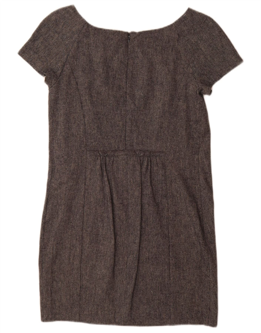 Abito a trapezio da donna Zara UK 6 XS viscosa chiazzata grigia
