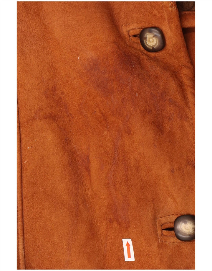 Cappotto in shearling vintage da donna IT 44 Shearling classico beige medio