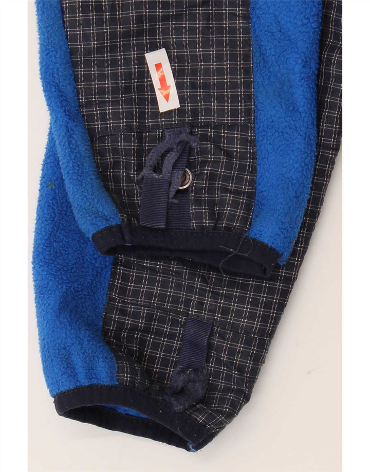 Giacca in pile con cappuccio The North Face da ragazzo 10-11 anni a quadri blu medio
