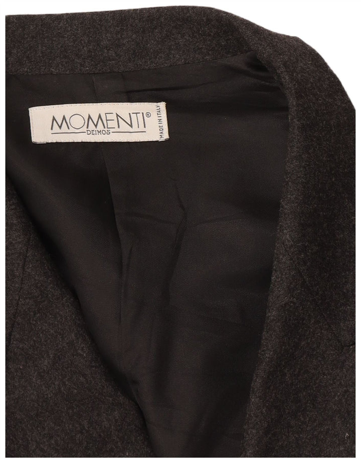 Giacca blazer doppiopetto da donna Momenti UK 14 Grigio medio