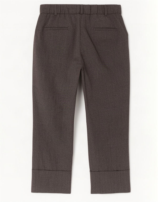 Pantaloni chino dritti da donna Zara EU 42 Large W32 L28 Poliestere grigio