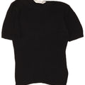 Top camicetta da donna Marks & Spencer UK 12 seta media nera