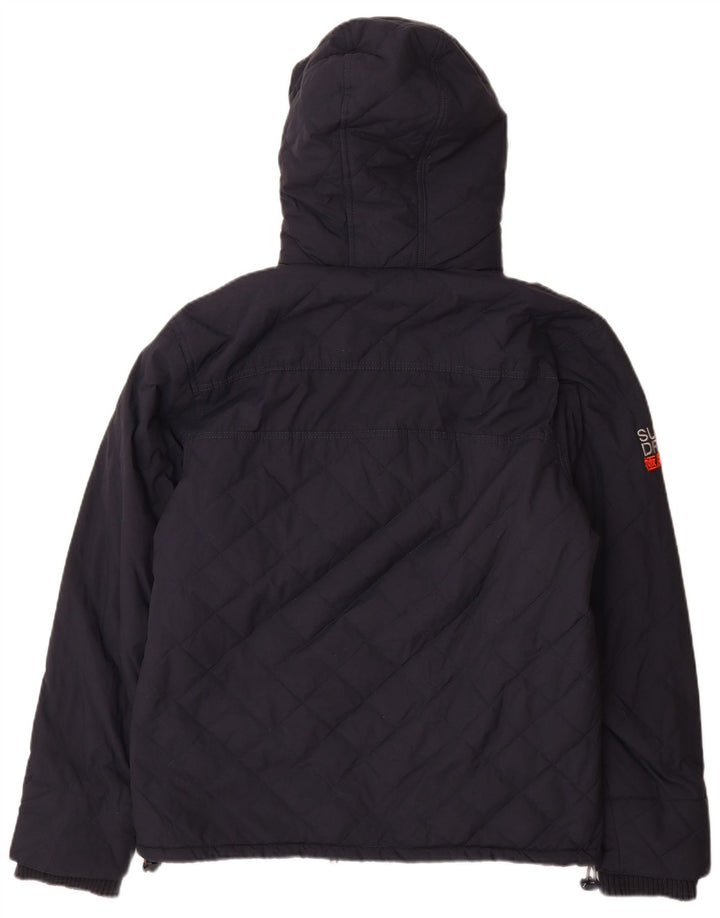 Giacca a vento grafica da uomo Superdry Windcheater UK 44 2XL Blu navy