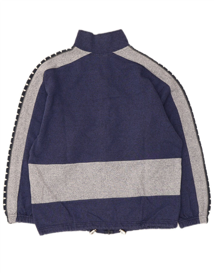 Giacca sportiva da uomo con grafica Arena, piccola, in cotone color block blu navy