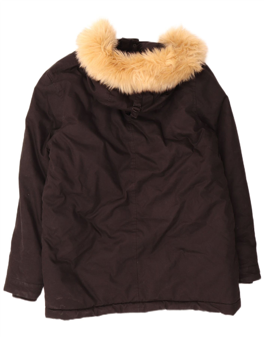 Giacca parka con cappuccio da uomo Lyle & Scott UK 40 grande cotone nero