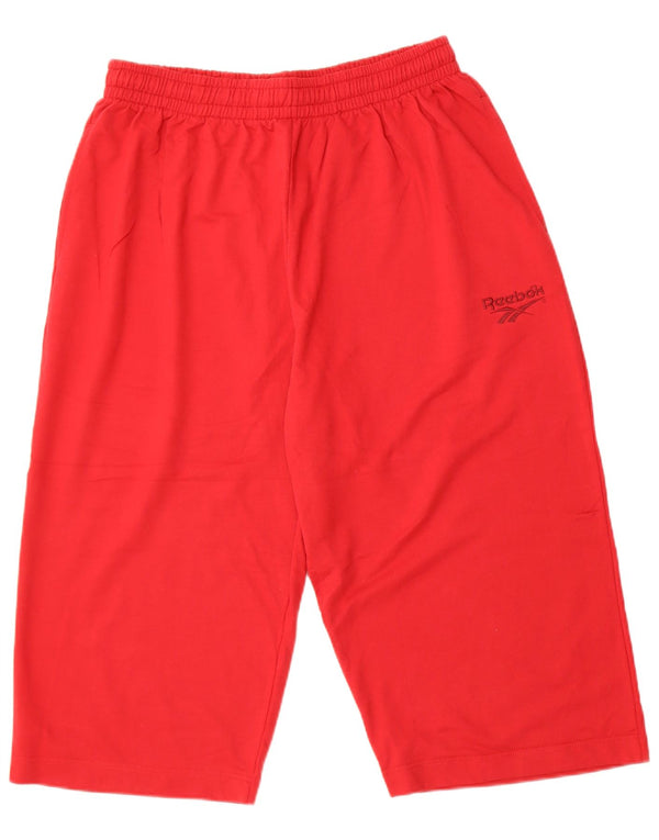 Pantaloncini sportivi Reebok da uomo Bermuda 2XL in cotone rosso