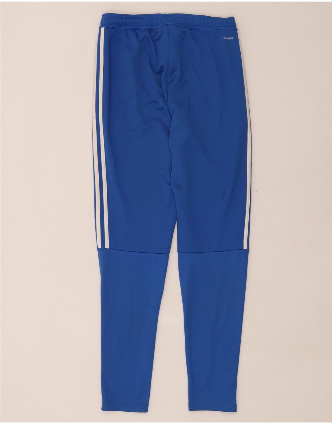 Pantaloni da tuta ADIDAS Climalite da donna UK 10 Small Blu Poliestere