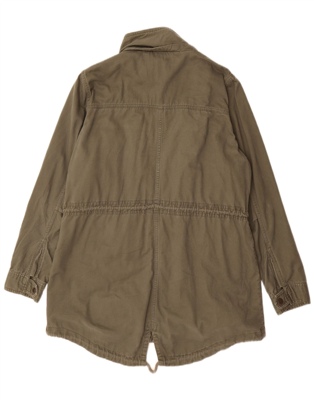 Giacca parka da donna Fat Face UK 16 grande cotone kaki