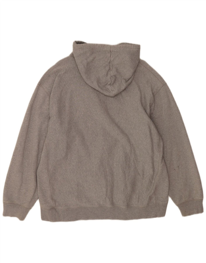 Felpa con cappuccio grafica da uomo Gap XL in cotone grigio