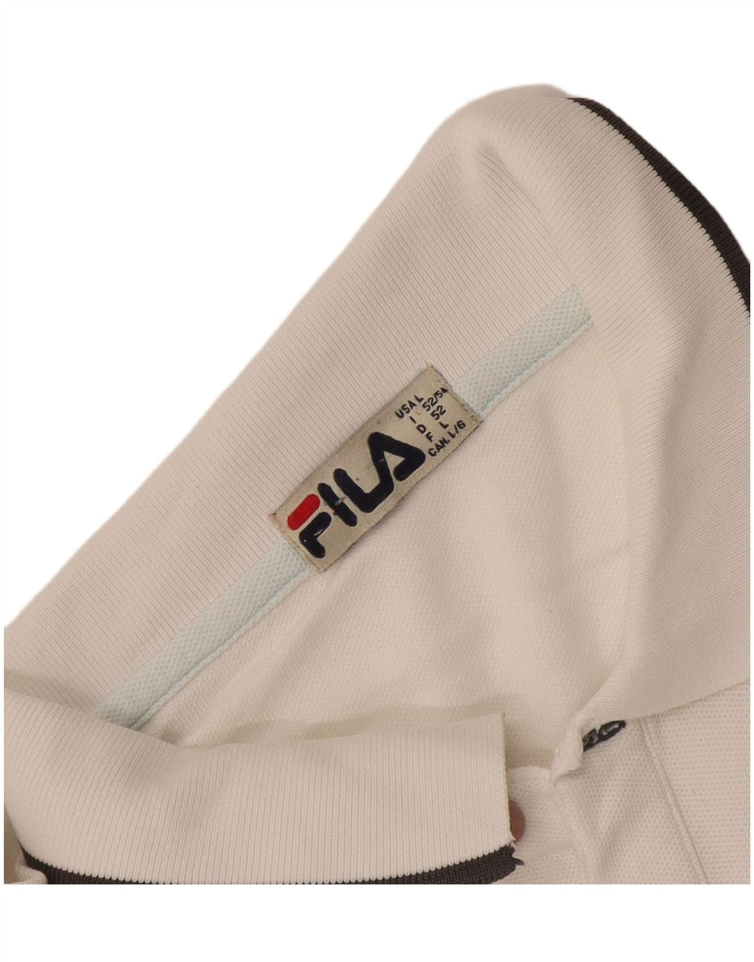Polo da uomo Fila IT 52 Large bianca
