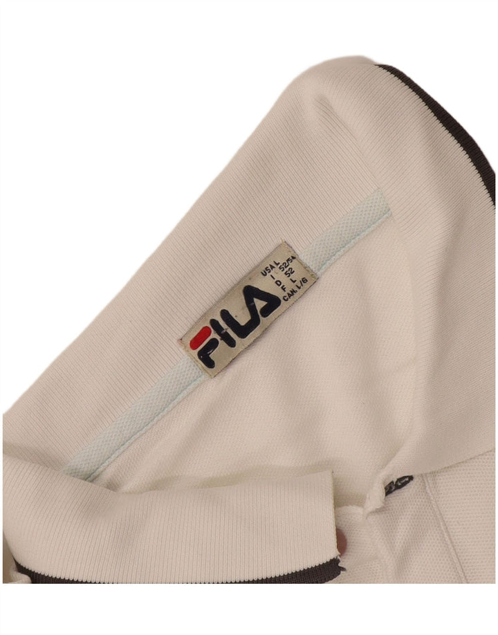 Polo da uomo Fila IT 52 Large bianca