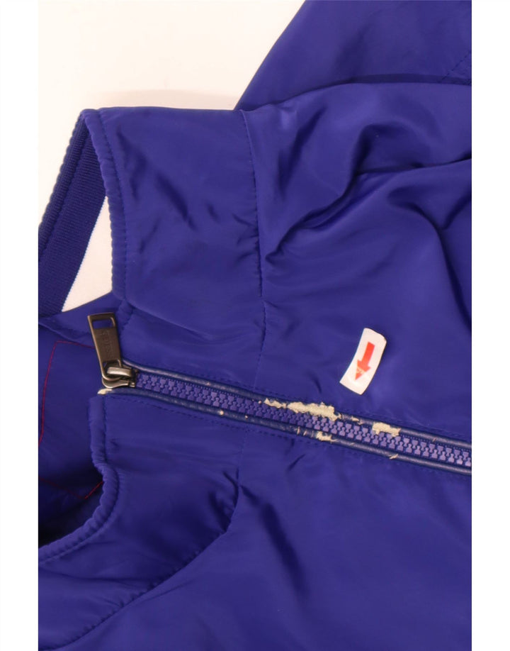Giacca da ginnastica da uomo Guess 2XL Blu in poliestere color block