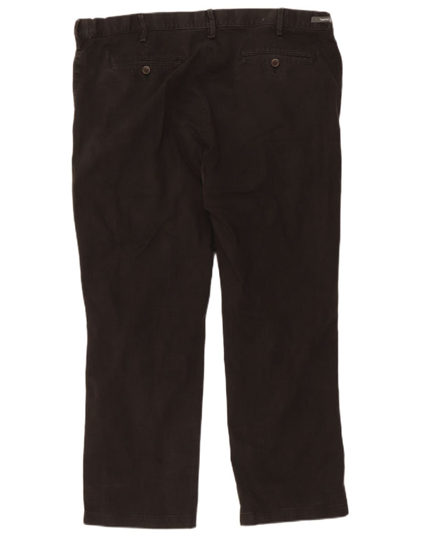 Pantaloni chino affusolati da uomo Marks & Spencer W42 L29 cotone nero