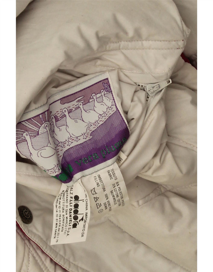 Giacca imbottita ampia reversibile da uomo Diadora UK 38 poliestere rosa medio