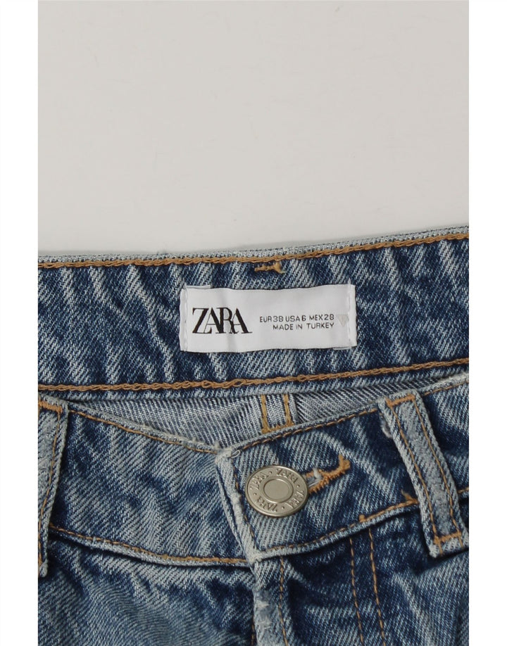 Pantaloncini di jeans da donna Zara EU 38 piccoli W28 blu