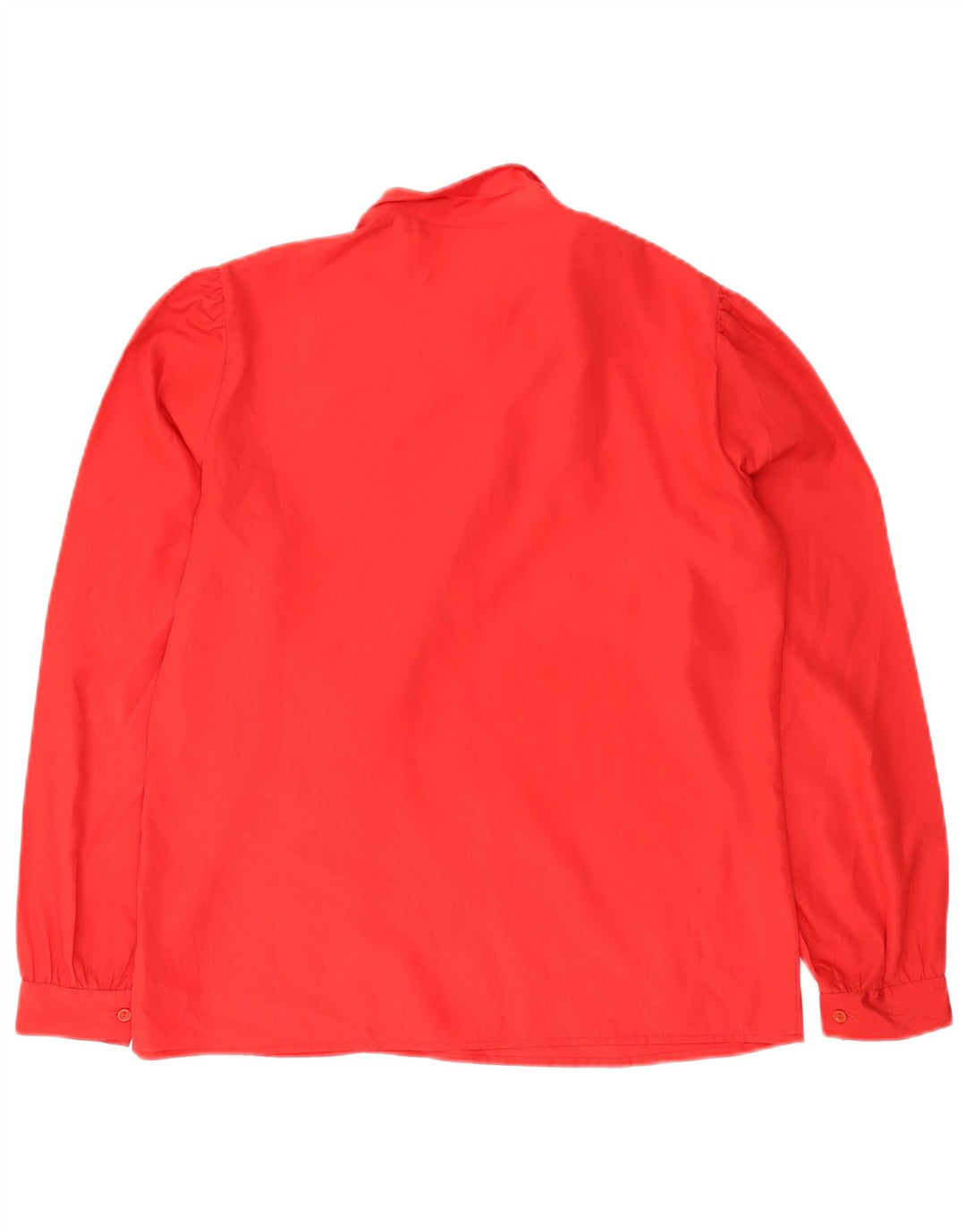 Camicetta vintage da donna a maniche lunghe IT 46 grande rossa