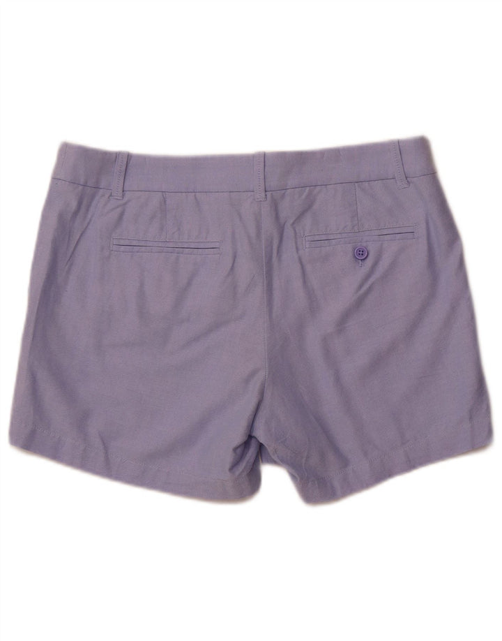 Pantaloncini chino da donna J. CREW US 10 Large W34 cotone blu