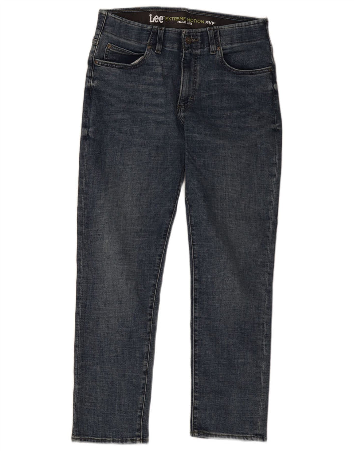 Jeans dritti affusolati Flex da uomo Lee W32 L30 cotone blu