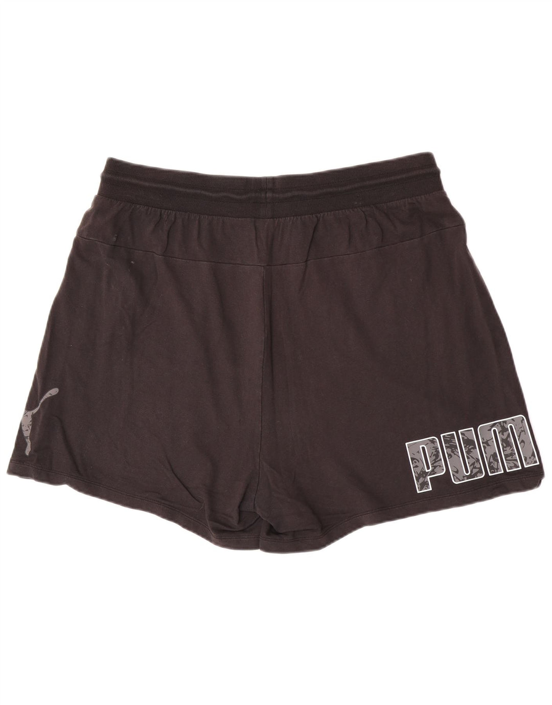 Pantaloncini sportivi grafici da donna Puma 2XL cotone nero