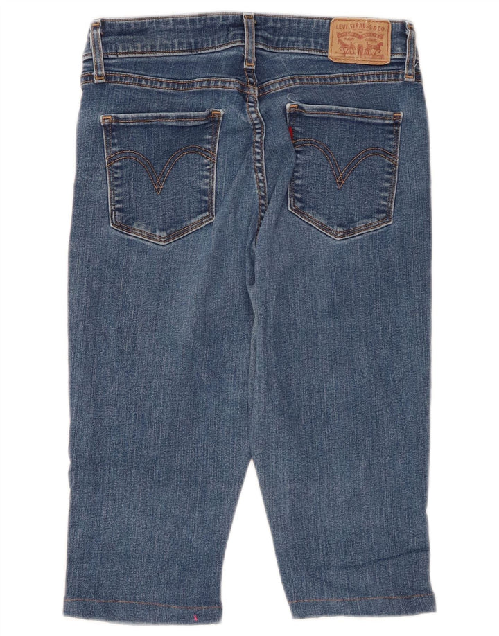 LEVI'S Jeans capri skinny classici a vita media da donna US 6 medi W26 L14 Blu