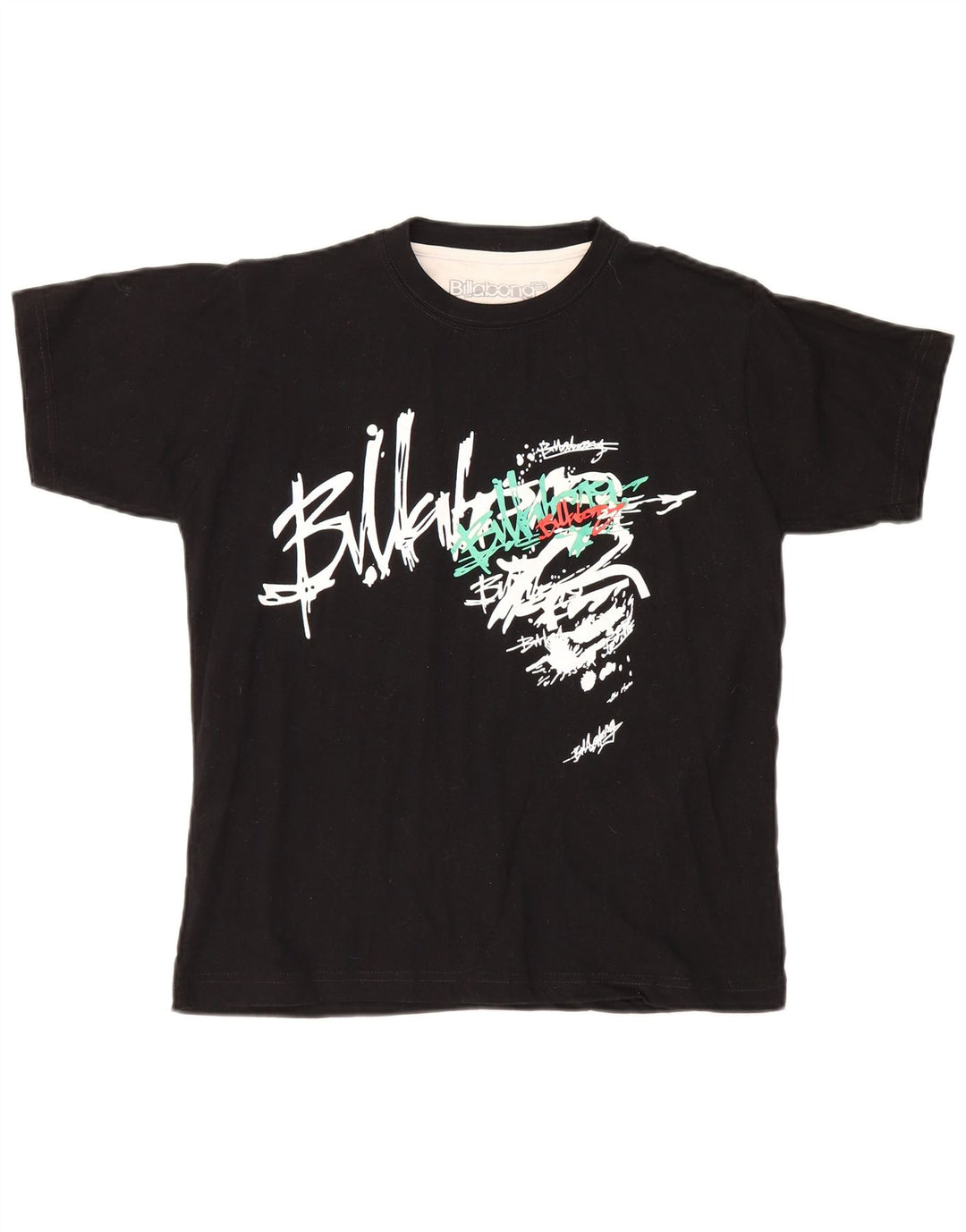 Maglietta grafica da donna Billabong Top UK 14 Medium Nera