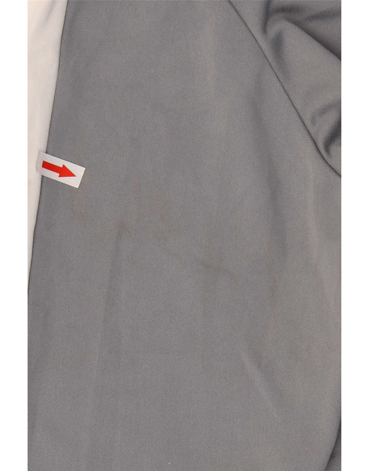 Felpa con cappuccio e zip da uomo Under Armour Poliestere color block grigio medio