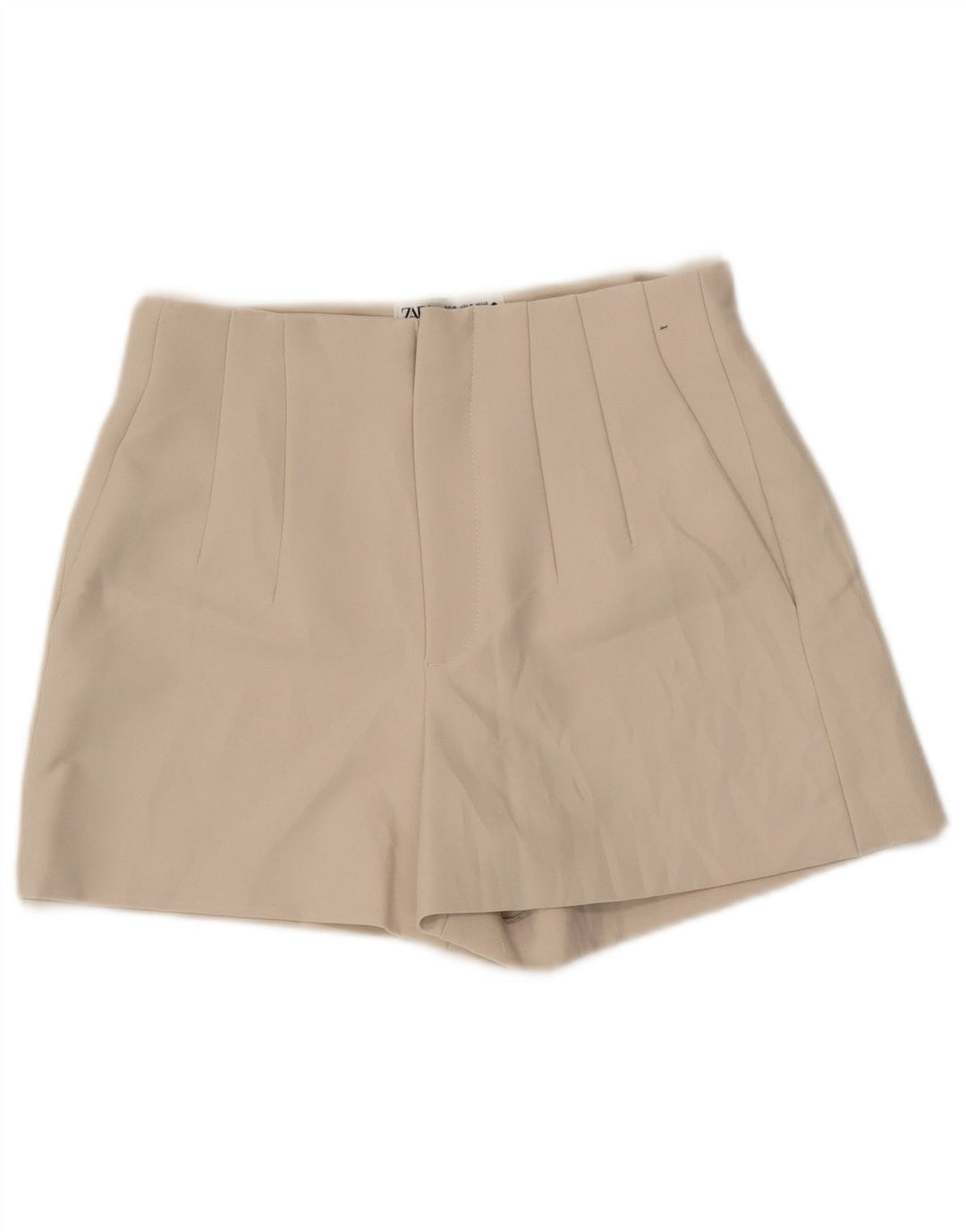 Pantaloni caldi con ancoraggio da donna Zara medi W28 poliestere beige