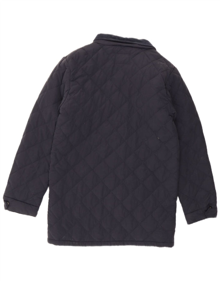 Giacca trapuntata da ragazzo Ben Sherman 11-12 anni in cotone blu navy classico