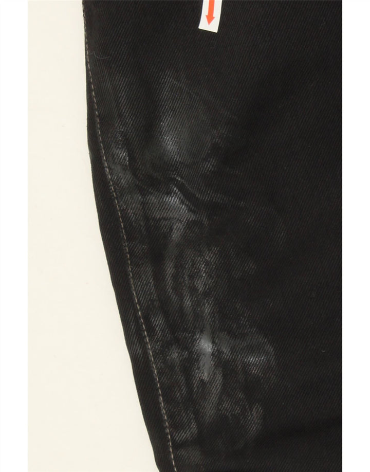 VINTAGE Mens Straight Casual Trousers W29 L31 Black Vintage Vintage and Second-Hand Vintage from Messina Hembry 