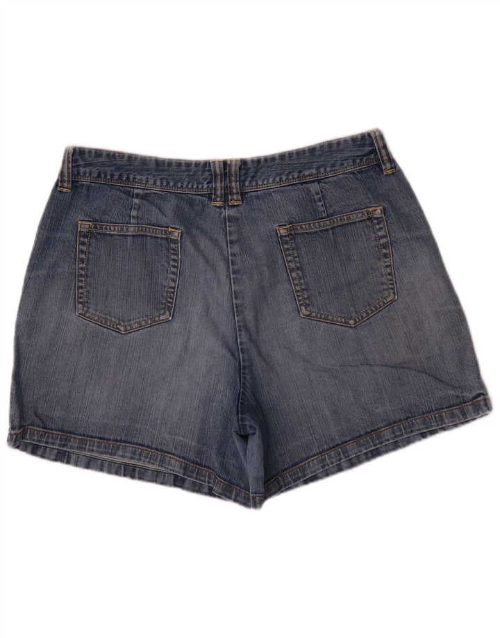 Pantaloncini di jeans da donna Boden UK 14 Large W34 Cotone blu
