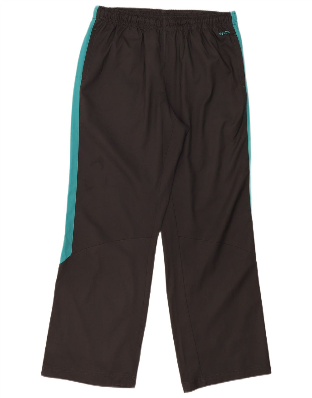 Pantaloni da tuta da donna Reebok UK 12 Poliestere color block grigio medio