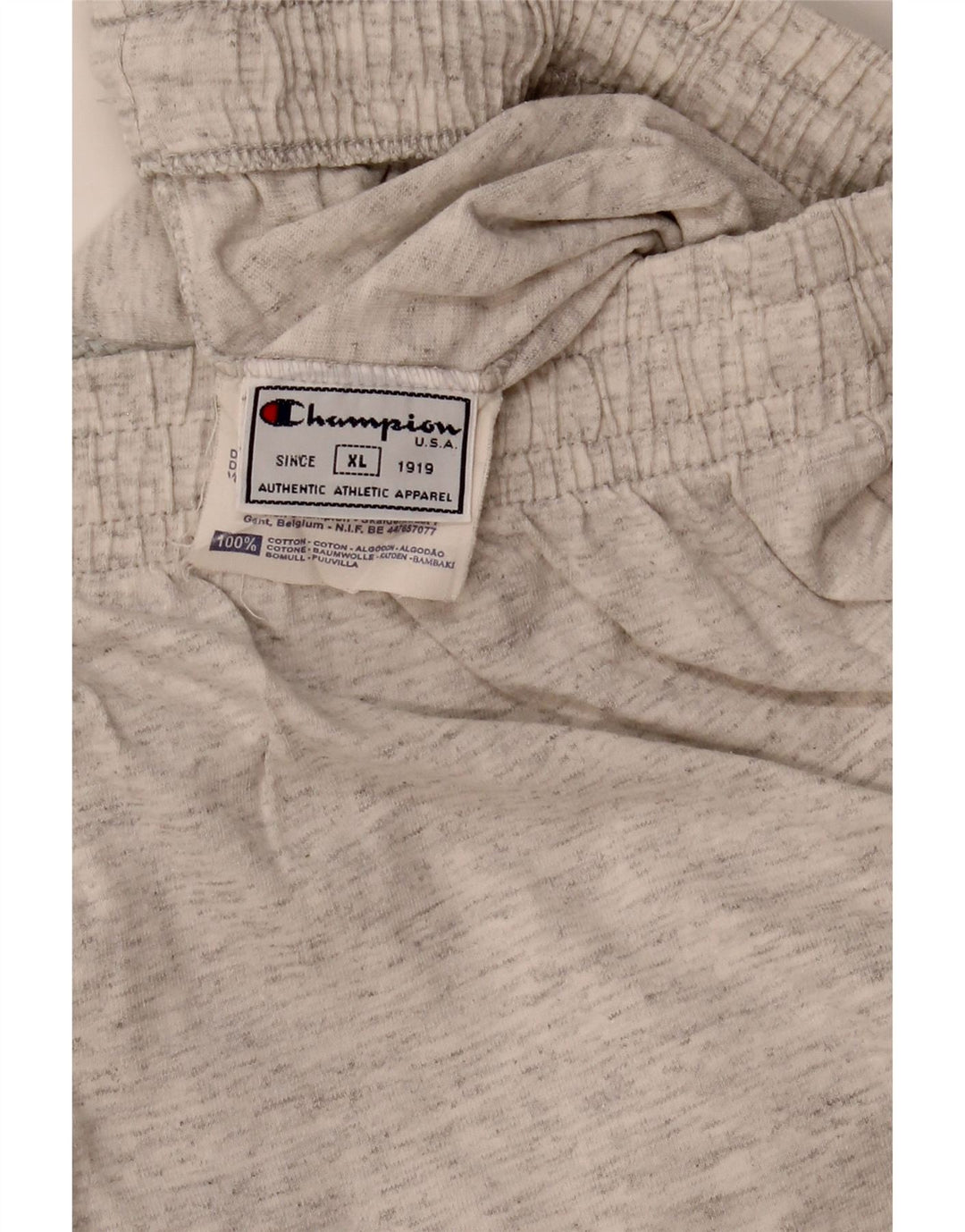 Pantaloncini sportivi da uomo Champion XL in cotone chiazzato grigio