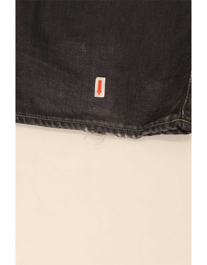 Jeans dritti da uomo G-Star W32 L32 cotone nero