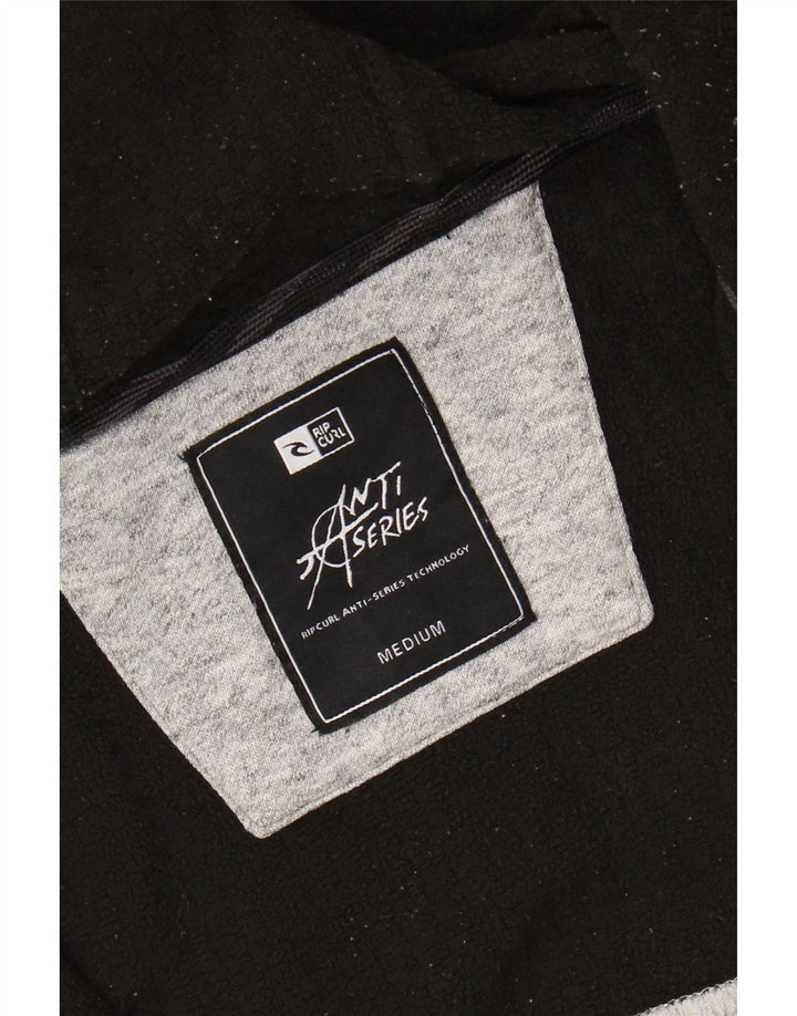 RIP CURL Felpa con cappuccio e zip da uomo color grigio medio