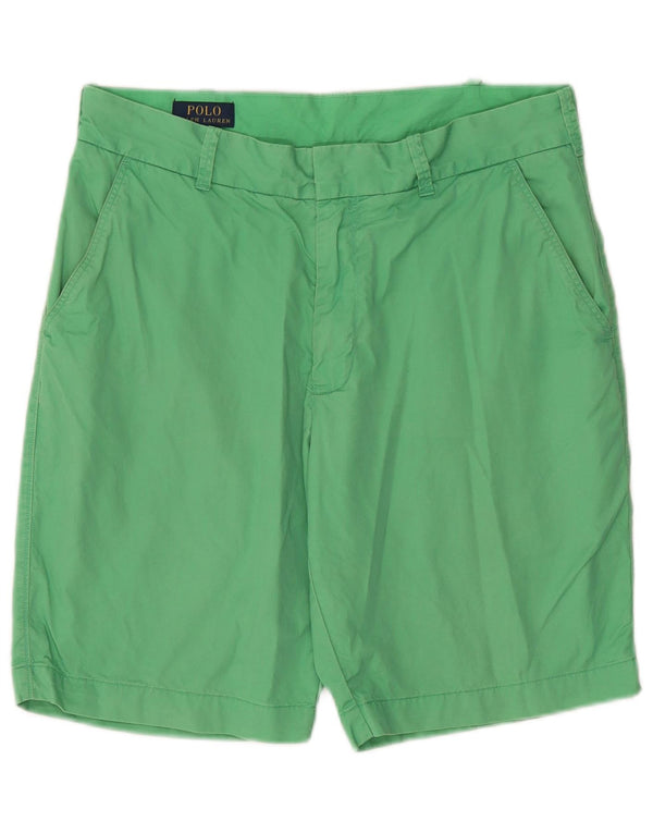 Pantaloncini chino da uomo Polo Ralph Lauren W32 cotone verde medio