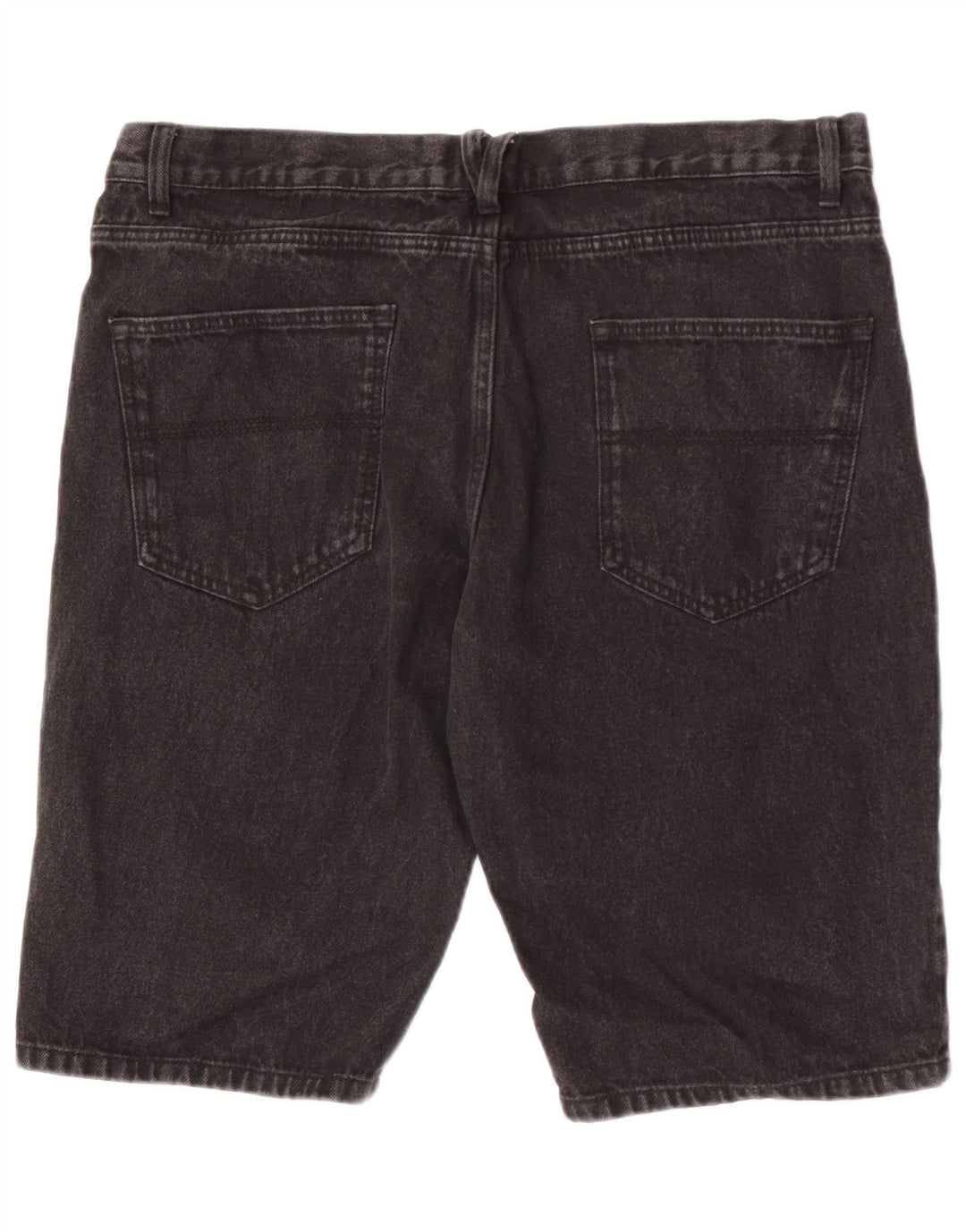 Pantaloncini di jeans da uomo Pierre Cardin W36 grande cotone nero